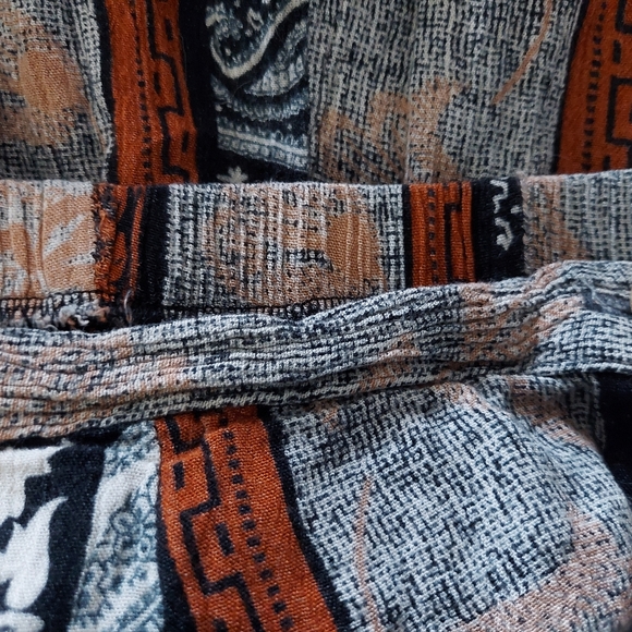 3/$25 JACLYN T San Francisco Maxi Skirt L Multi Color - Picture 6 of 6